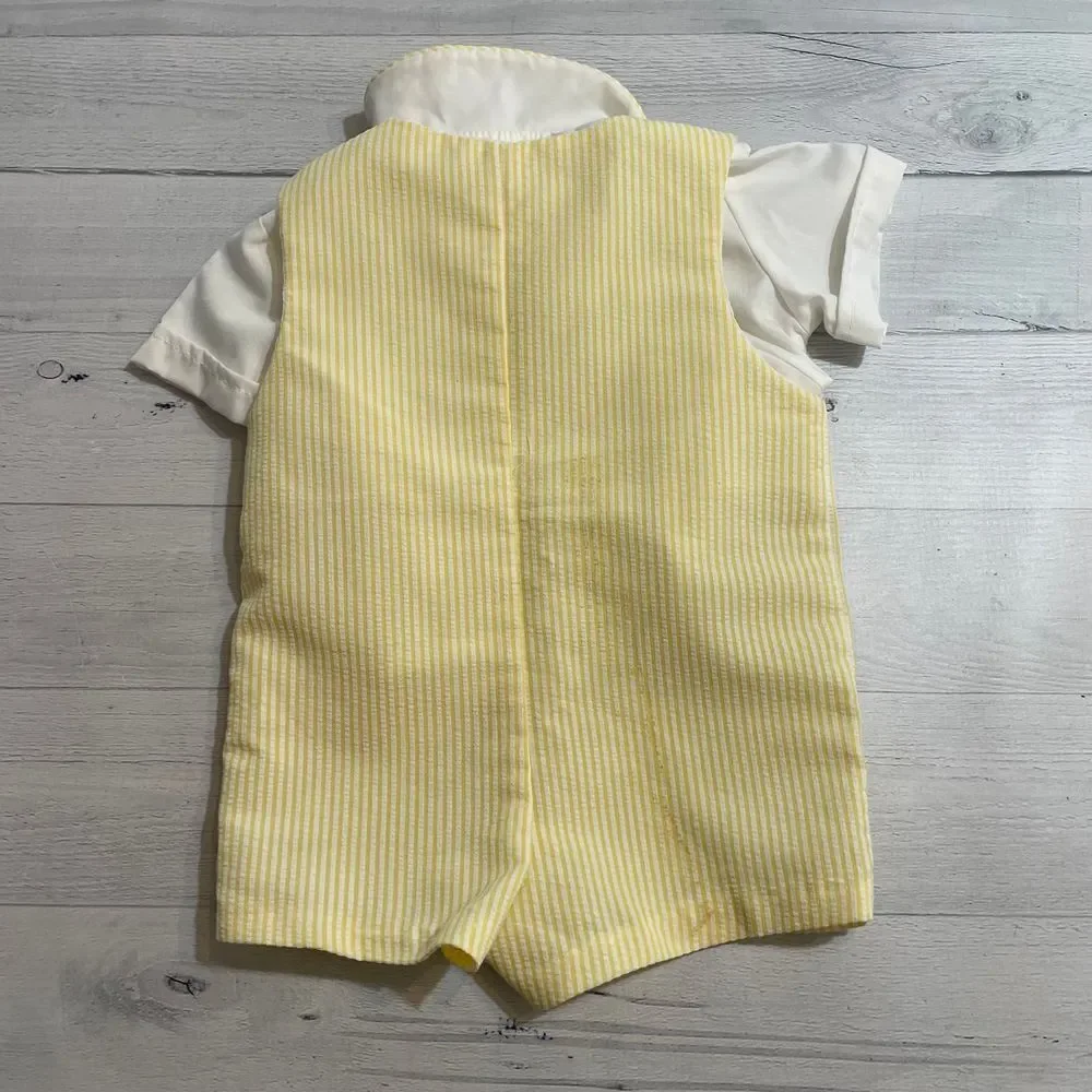 Good lad baby‎ yellow duck two piece romper 6-9 months